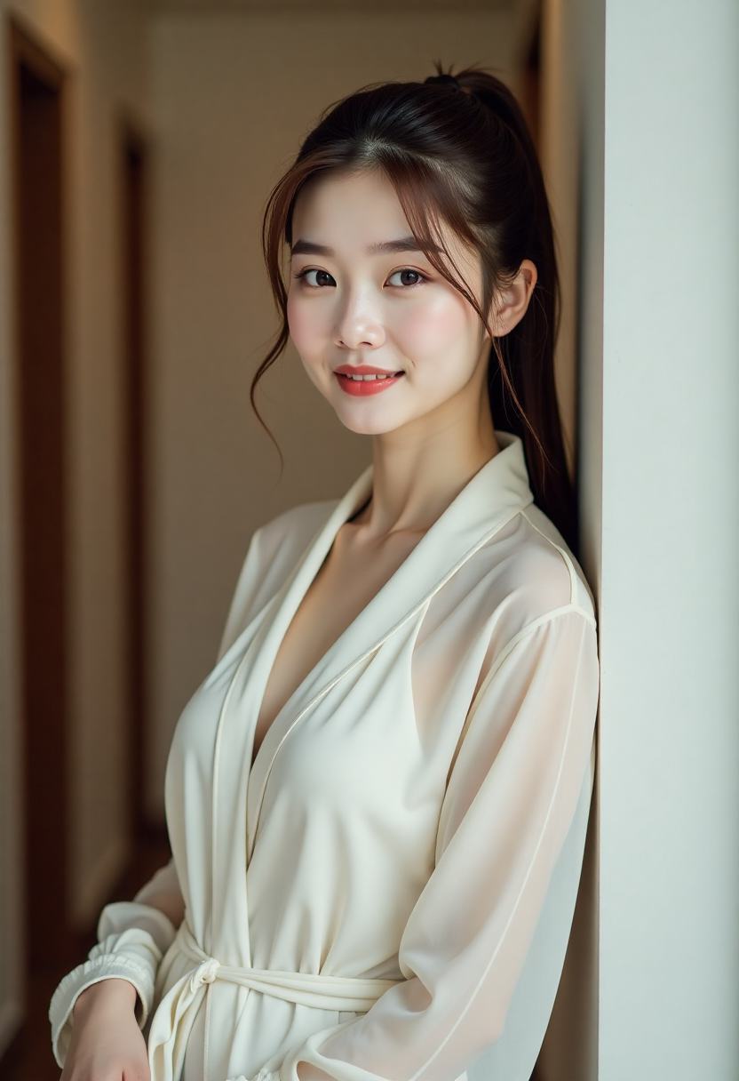 沈聿与林晚对视